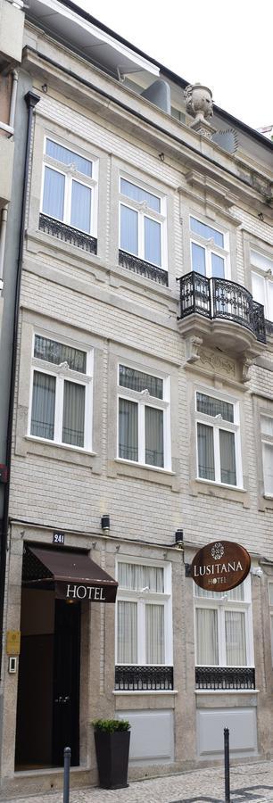 Lusitana Hotel Porto Bagian luar foto
