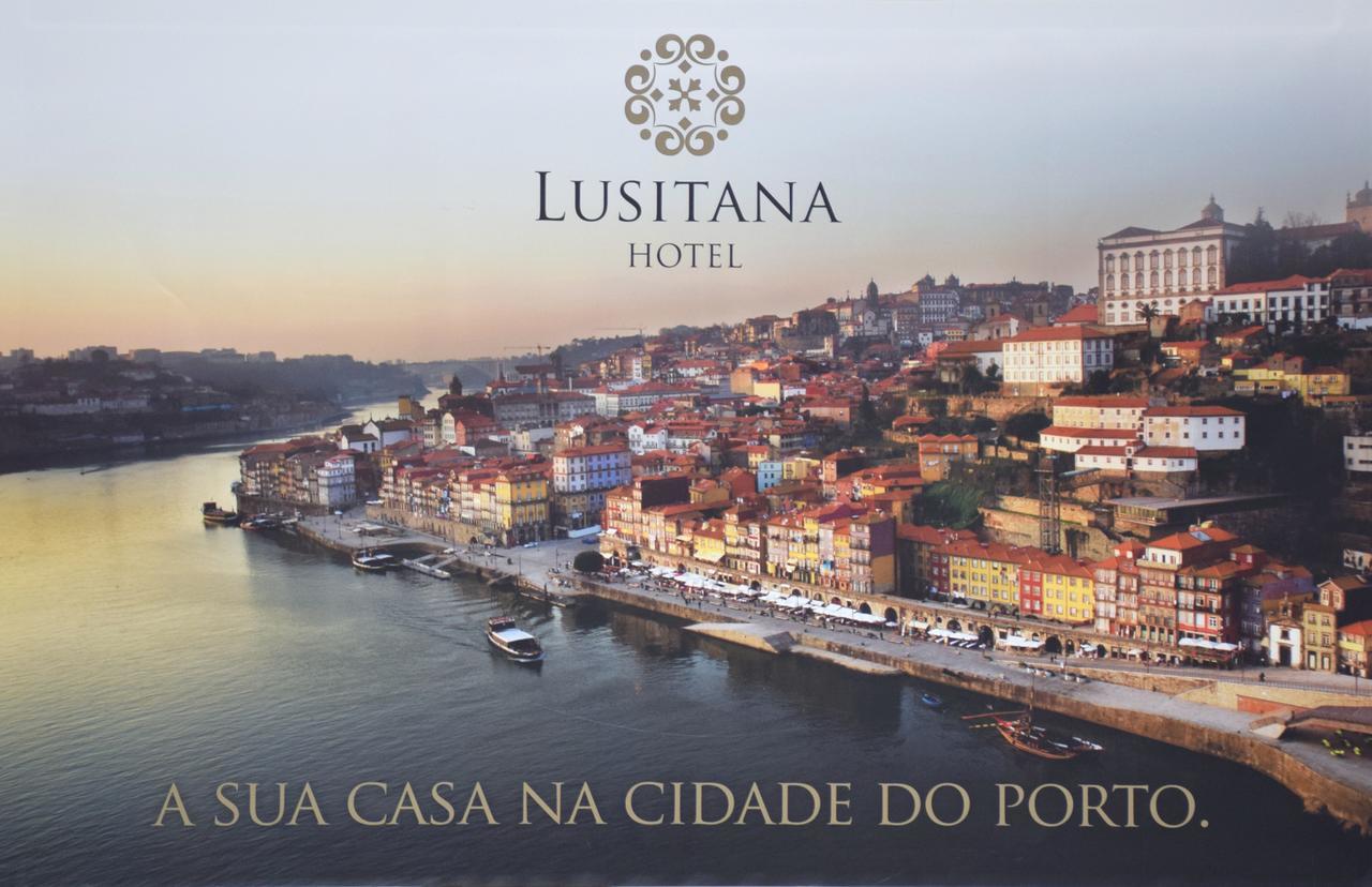 Lusitana Hotel Porto Bagian luar foto