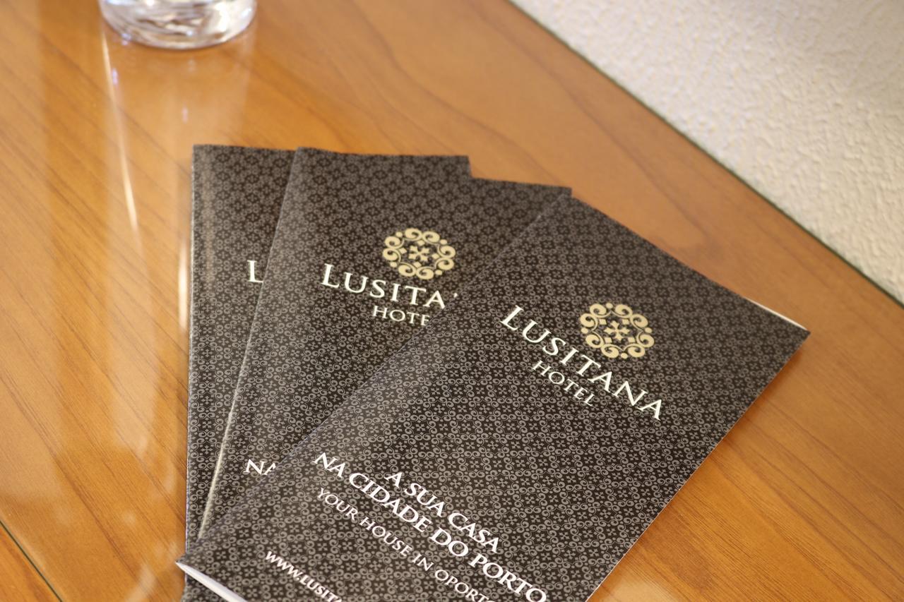 Lusitana Hotel Porto Bagian luar foto